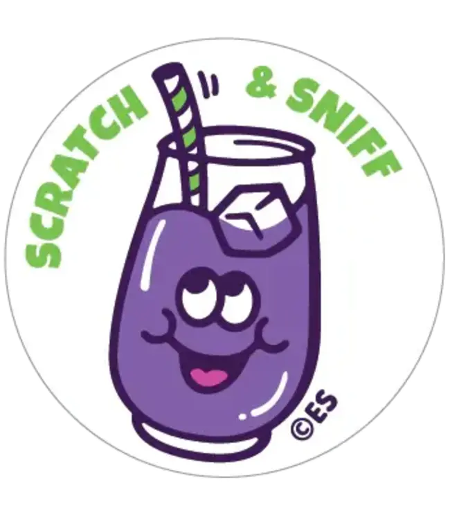 EVERYTHING SMELLS, LLC Grape Drink EverythingSmells Scratch & Sniff Stickers