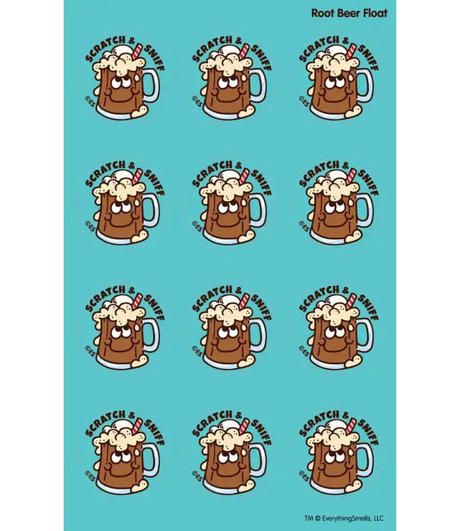 EVERYTHING SMELLS, LLC Root Beer Float EverythingSmells Scratch & Sniff Stickers