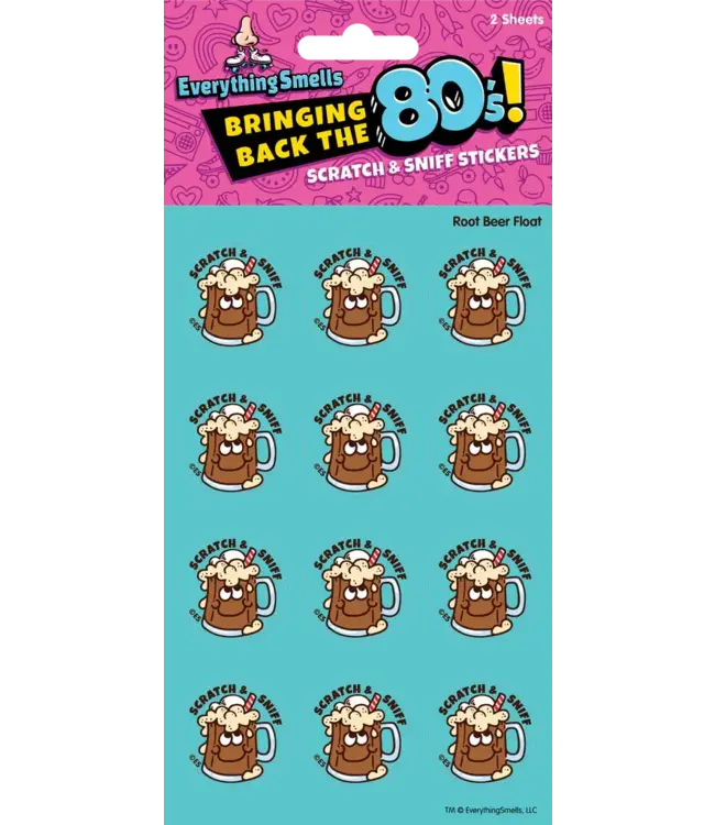EVERYTHING SMELLS, LLC Root Beer Float EverythingSmells Scratch & Sniff Stickers