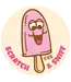 EVERYTHING SMELLS, LLC Strawberry Ice Cream EverythingSmells Scratch & Sniff Stickers