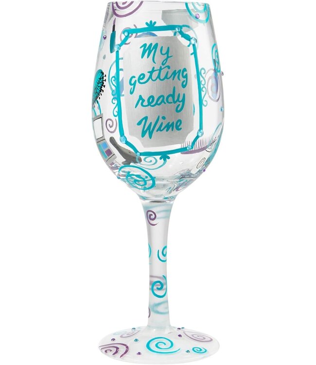LOLITA WINE GLASS GETTING READY WINE