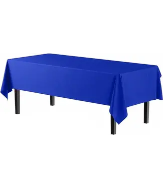 CROWN DISPLAY Dark Blue Table Cover 54in X 108in