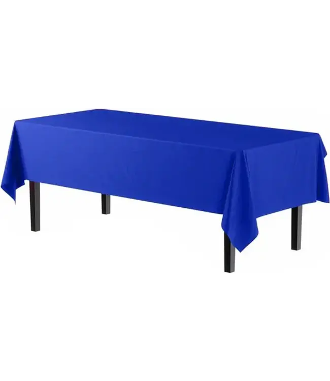 CROWN DISPLAY Dark Blue Table Cover 54in X 108in
