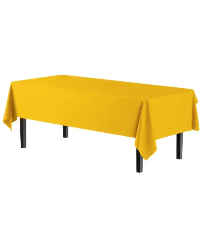 CROWN DISPLAY Yellow Table Cover 54in X 108in