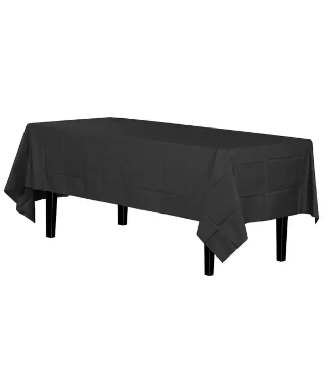 CROWN DISPLAY Black Table Cover 54in X 108in