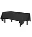 CROWN DISPLAY Black Table Cover 54in X 108in