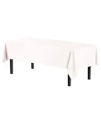 CROWN DISPLAY White Table Cover 54in X 108in