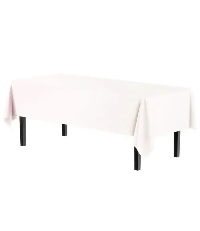 CROWN DISPLAY White Table Cover 54in X 108in