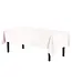 CROWN DISPLAY White Table Cover 54in X 108in
