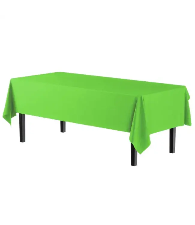 CROWN DISPLAY Lime Green Table Cover 54in X 108in