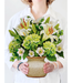 Fresh Cut Paper Ivory & Sage Pop Up Flower Bouquet