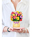 Fresh Cut Paper Mini Festive Tulips Pop-Up Card