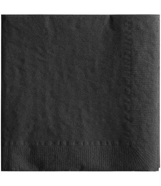 Creative Converting Black Beverage Napkins-50 Count