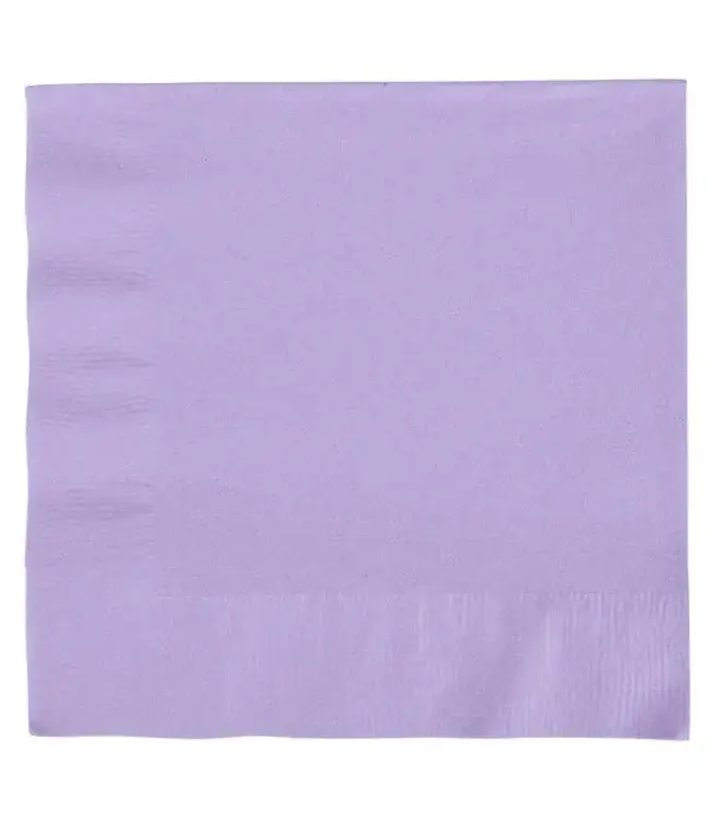 Creative Converting Luscious Lavender Beverage Napkins-50 Count