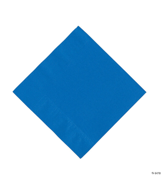 Creative Converting Cobalt Blue Beverage Napkins-50 Count