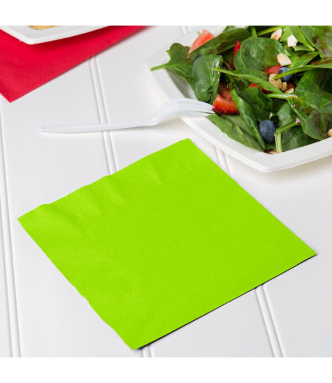 Creative Converting Fresh Lime Luncheon Napkins-50 Count