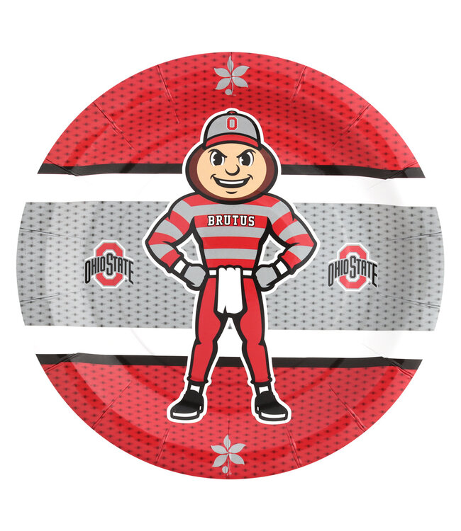 Ohio State University – Plates Round 9in 8-pack