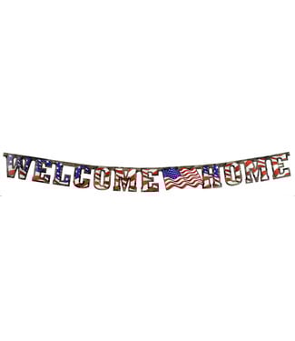 HAVERCAMP PRODUCTS American Heroes – Patriotic Banner “Welcome Home”
