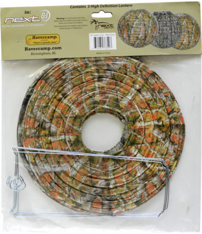 HAVERCAMP PRODUCTS NEXT Camo – Party Lantern, 3-pack