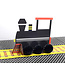 HAVERCAMP PRODUCTS Railroad – Centerpiece Locomotive shape