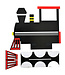 HAVERCAMP PRODUCTS Railroad – Centerpiece Locomotive shape