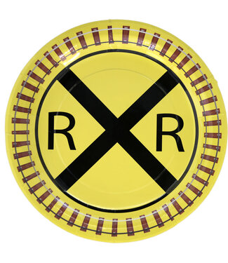 HAVERCAMP PRODUCTS Railroad – Plates Round 9″ 8-pack