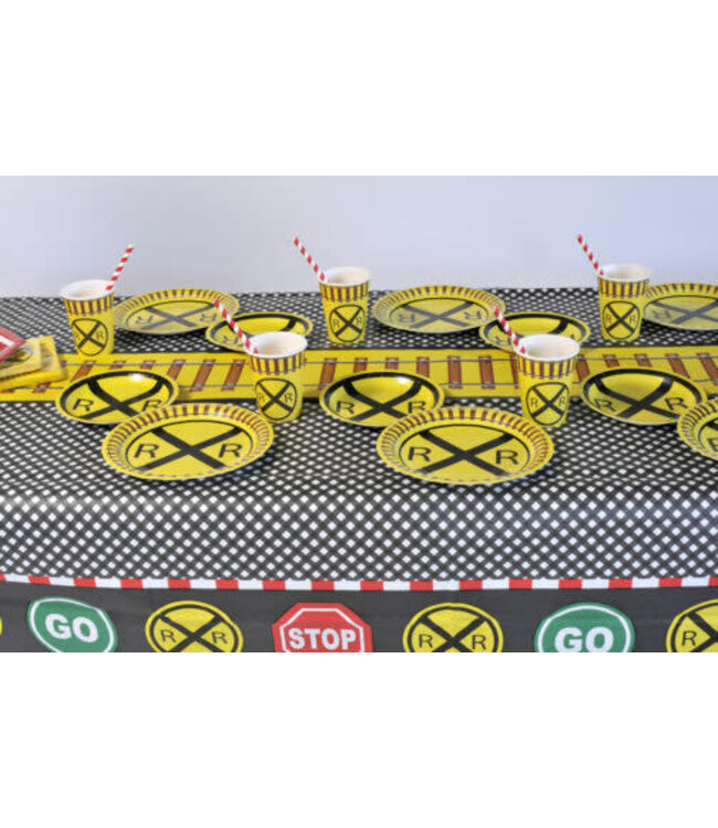 HAVERCAMP PRODUCTS Railroad – Plates Round 9″ 8-pack