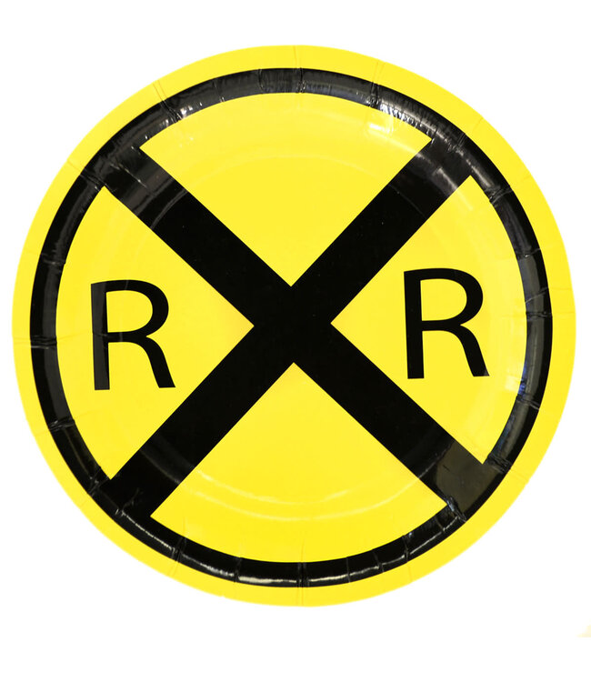 HAVERCAMP PRODUCTS Railroad – Plates Round 7″ 8-pack