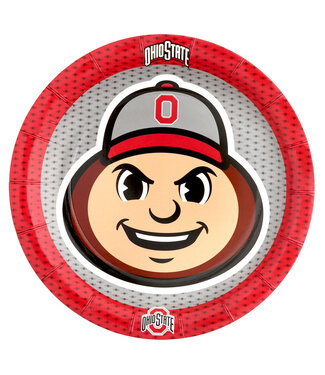 HAVERCAMP PRODUCTS Ohio State University – Plates Round 7in, 8-pack