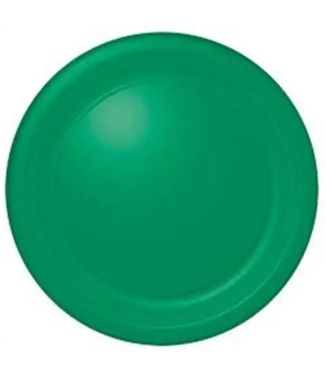 UNIQUE INDUSTRIES INC Green 10.25 inch Paper Plates-50 Count