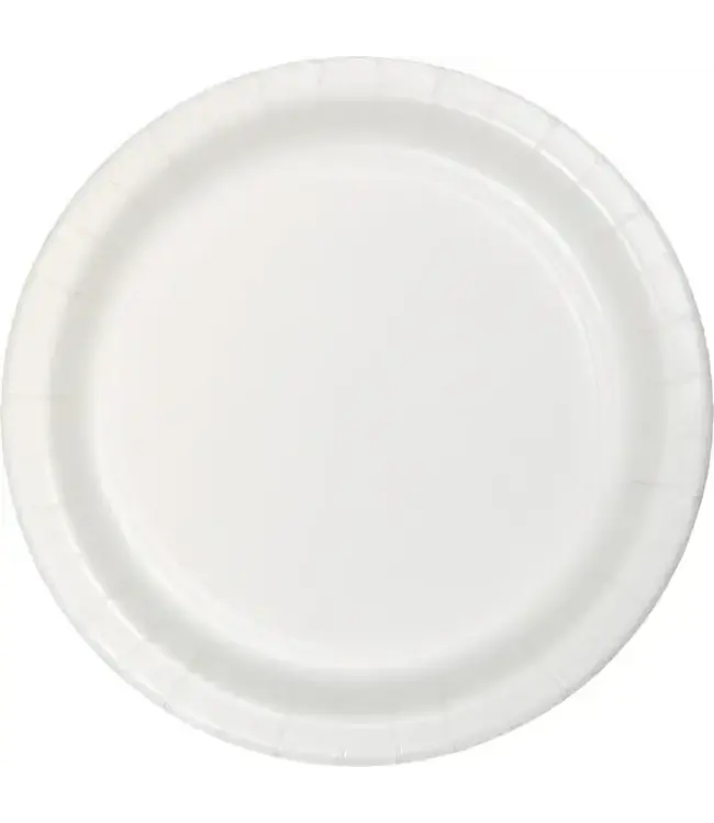 UNIQUE INDUSTRIES INC White 10.25 inch Paper Plates-50 Count