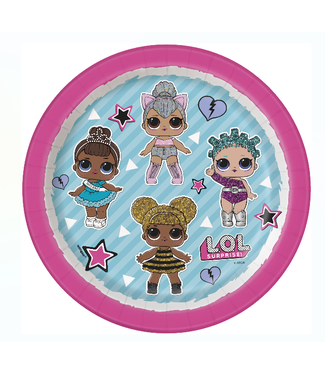 UNIQUE INDUSTRIES INC L.O.L. Surprise!™ Party Paper Dessert Plates – 8 Ct.