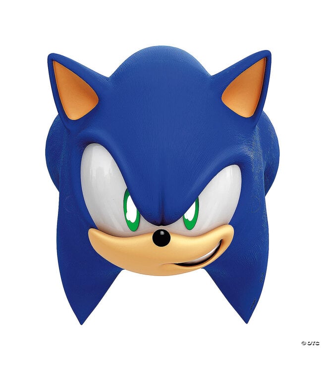 UNIQUE INDUSTRIES INC Sonic the Hedgehog™ Cardstock Masks – 8 Pc.