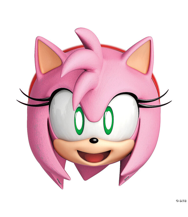 UNIQUE INDUSTRIES INC Sonic the Hedgehog™ Cardstock Masks – 8 Pc.