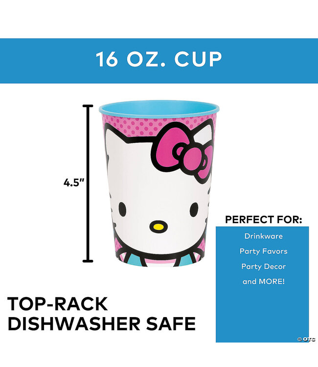 Hello Kitty & Friends Plastic Party Favor Tumbler-16oz