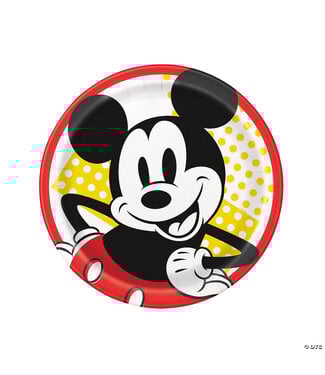 Unique Industries Mickey Mouse Party Paper Dinner Plates - 8 Ct.