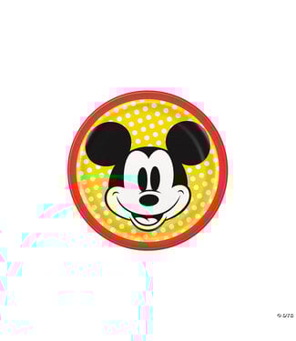 Unique Industries Mickey Mouse Party Paper Dessert Plates - 8 Ct.