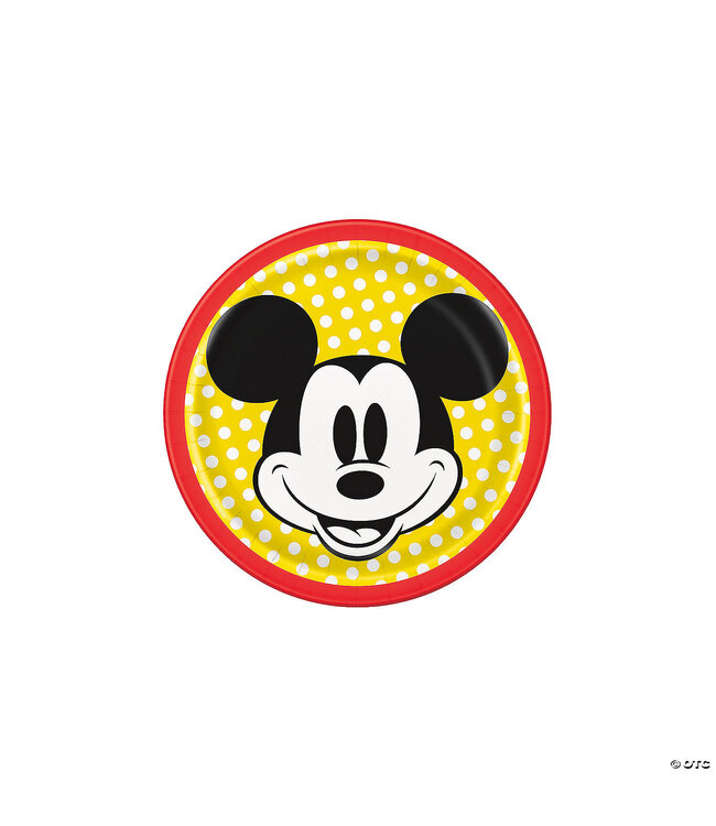 UNIQUE INDUSTRIES INC Mickey Mouse Party Paper Dessert Plates - 8 Ct.