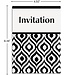 UNIQUE INDUSTRIES INC Moroccan Ikat Party Invitations -8 Count