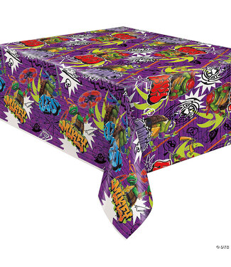 UNIQUE INDUSTRIES INC Teenage Mutant Ninja Turtles™: Mutant Mayhem Plastic Tablecloth - 54" x 84"