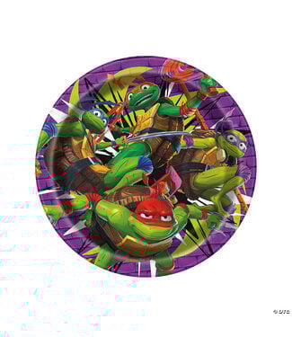 Unique Industries 8 3/4" Teenage Mutant Ninja Turtles™: Mutant Mayhem Paper Dinner Plates - 8 Ct