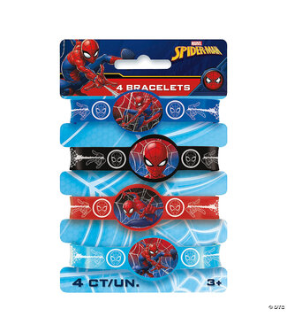 UNIQUE INDUSTRIES INC Spider-Man™ Rubber Bracelets - 4 Pc.