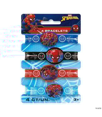 Unique Industries Spider-Man™ Rubber Bracelets - 4 Pc.