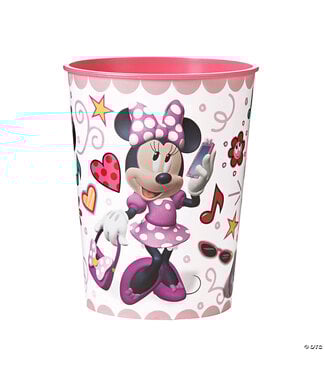 UNIQUE INDUSTRIES INC 16 oz. Disney's Minnie Mouse Reusable Plastic Favor Tumbler