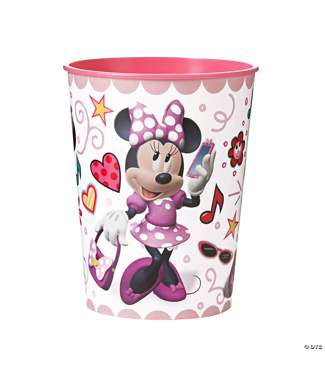 UNIQUE INDUSTRIES INC 16 oz. Disney's Minnie Mouse Reusable Plastic Favor Tumbler