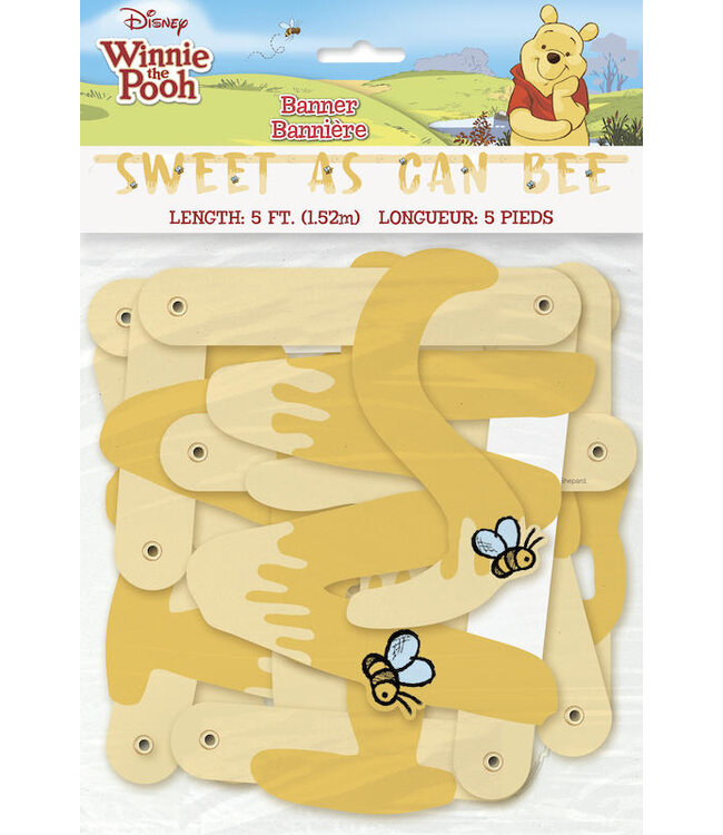 UNIQUE INDUSTRIES INC BANNER WINNIE THE POOH