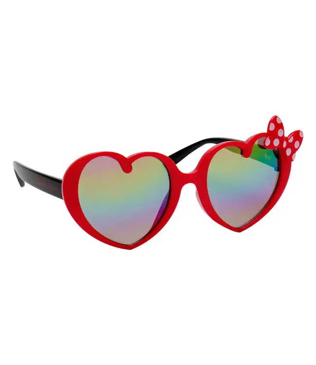 SUNSTACHES Minnie Mouse Heart Frame with Bow Sunglasses