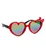 SUNSTACHES Minnie Mouse Heart Frame with Bow Sunglasses