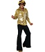 CALIFORNIA COSTUMES Disco Shirt & Hat Set - Gold