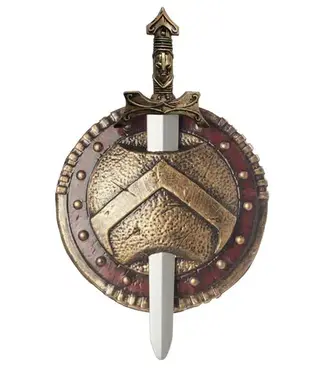 Spartan Combat Shield and Sword